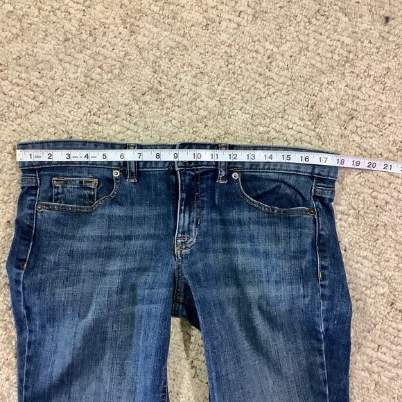 LANDS’ END Canvas Low Rise Boot Cut Jeans SZ-31 - Picture 7 of 11